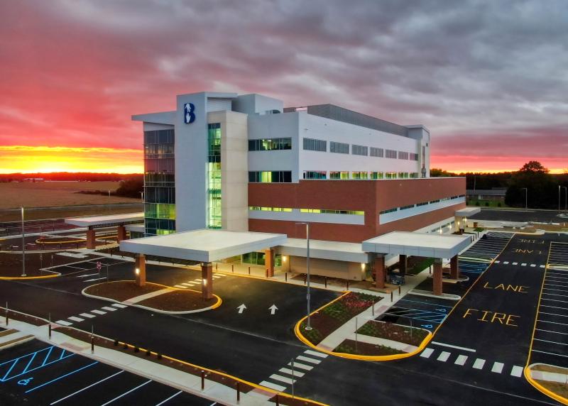 Specialty Surgical Hospital building at Rehoboth Health Campus 